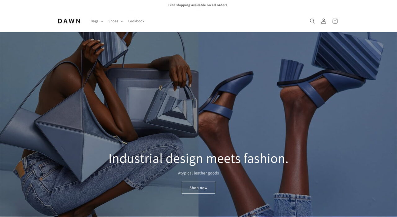 Dawnテーマのテンプレートイメージ
