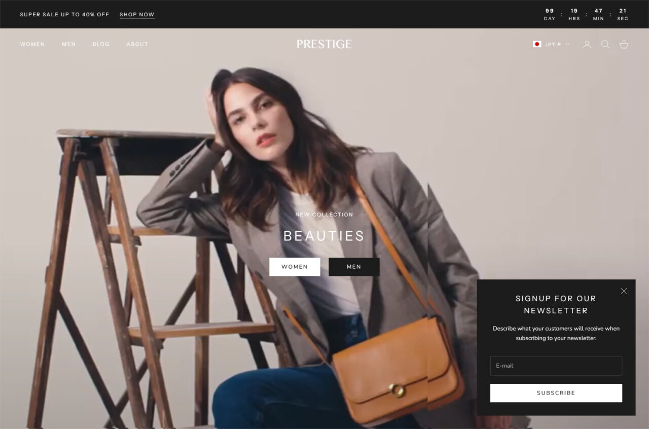 Prestige（プレステージ）テーマのテンプレートイメージ