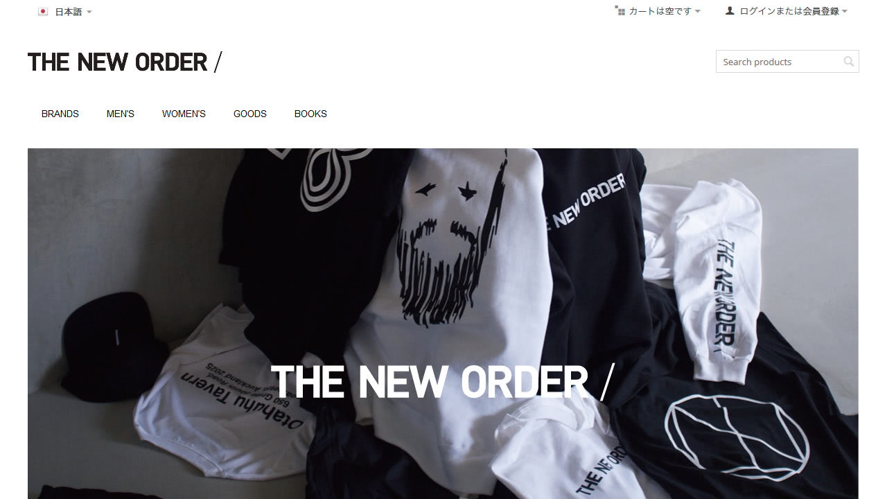 THE NEW ORDER MAGAZINE様 サイトキャプチャ